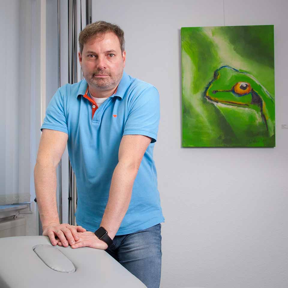 Portrait von Frank Pawlitschko, Inhaber von Pawel's Physio, der Praxis für Physiotherapie in Witten.